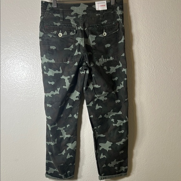 Anthropologie Green Cargo Pants with Utility Style - Picture 3 of 11